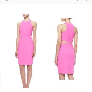 Elizabeth and James Cutout Pink Midi Dress Size 4